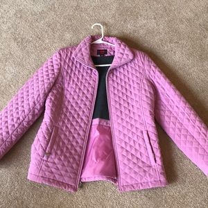 Pretty pink quilted jacket